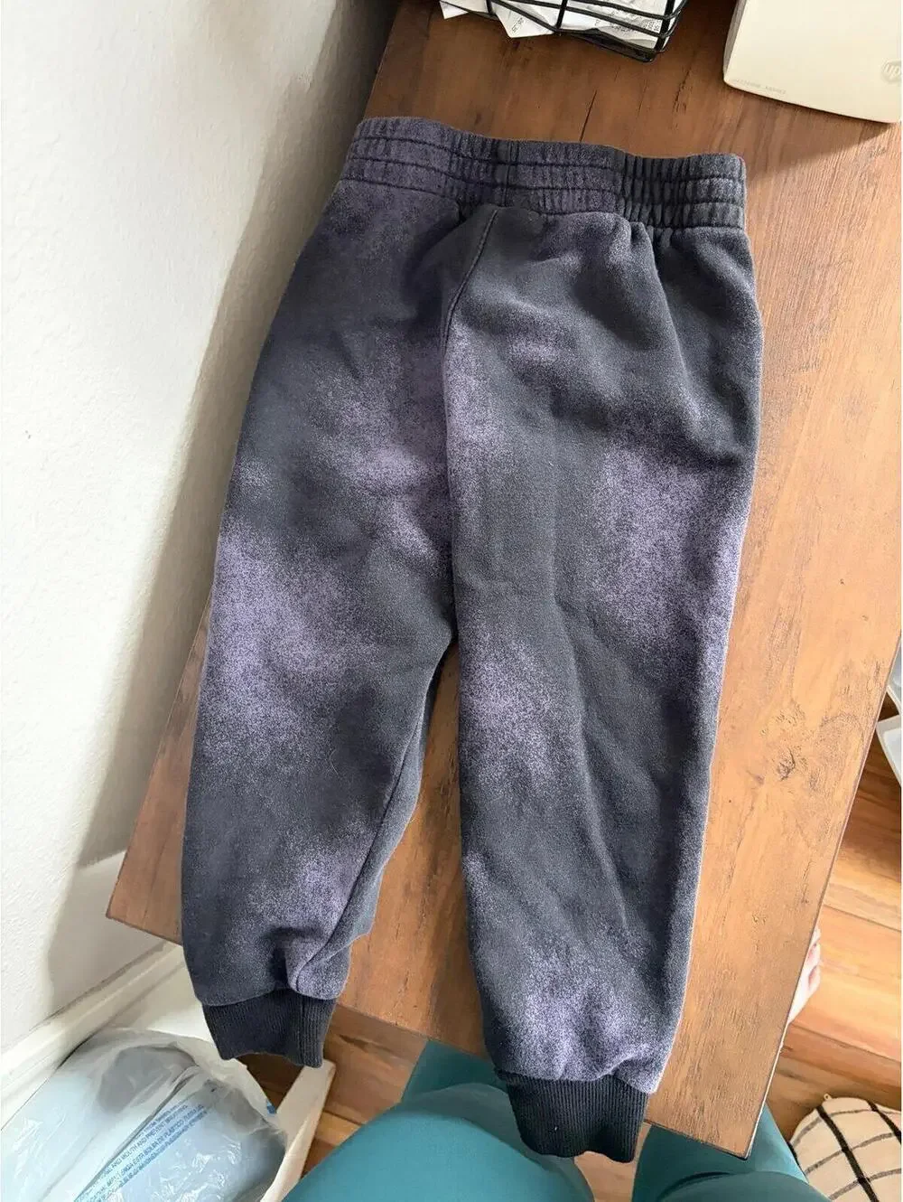 Youth Nike Black/Purple Dye Joggers size S (4-5years)
